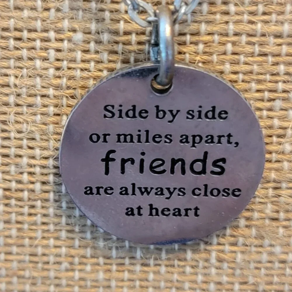Stainless Steel Metal Friendship Necklace